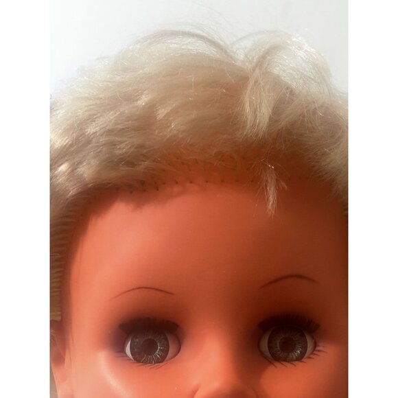 Vintage Regal Doll Blonde Hair Blue Sleepy Sparkly Eyes Girl Doll 11'' - Picture 6 of 10